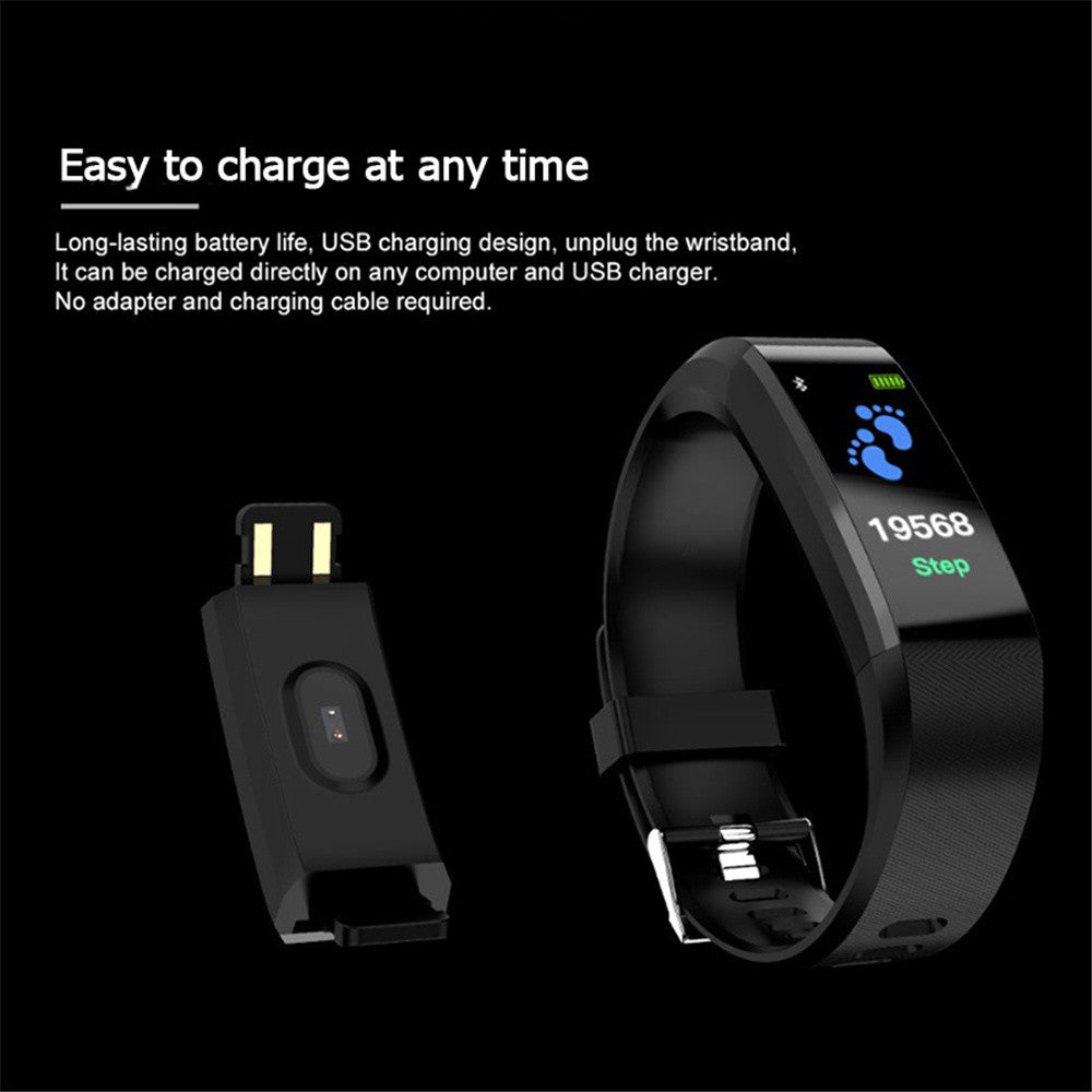 Bluetooth Smart Bracelet Heart Rate Sleep Monitor Sport Watch Fitness Tracker AU