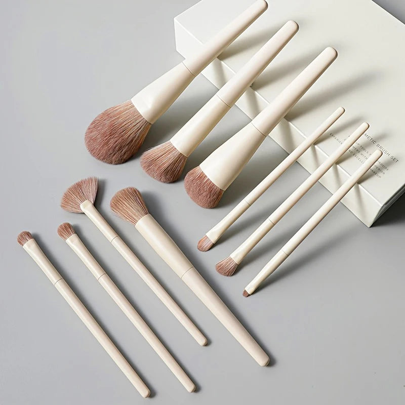 13 PCS Makeup Brushes Set Eye Shadow Foundation Women Cosmetic Brush Eyeshadow Blush Beauty Soft Make up Tools Bag